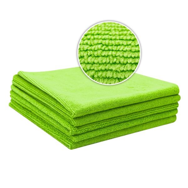 5 Piece Set: Value - All-Purpose Cloth Green, 310GSM, 40x40cm
