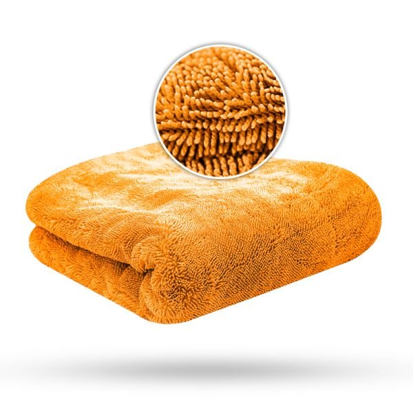 Black Hole XL Premium - Drying Towel, 1300GSM, 80x50cm, Colored Edition, Orange