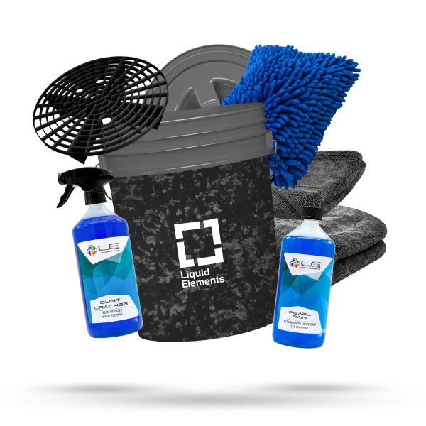 Liquid Elements wash bucket ´Forged Carbon´ set - Ultra